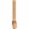 Ekena Millwork Bellingham Timber Gable Bracket, Western Red Cedar, 60"W x 30"H x 3 1/2"D x 3 1/2"F, 12/12 Pitch GBW060X30X0404BEL00SWR - alternate 4